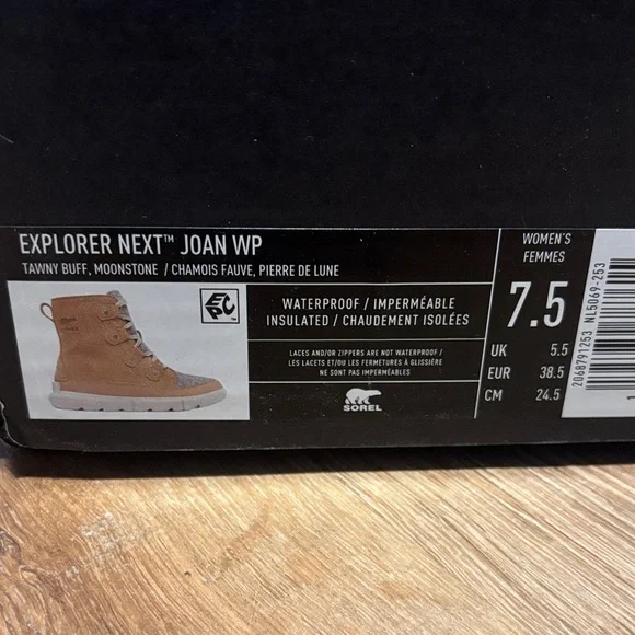 Sorel Brown and Gray Lace-Up Boots - Picture 6 of 8